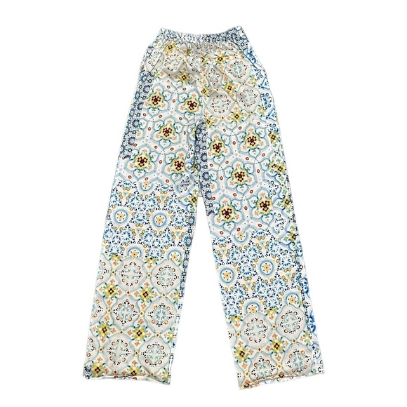 Zara Wide Leg Patchwork Print Women’s Pants Size small Blogger Favorite - Picture 3 of 9